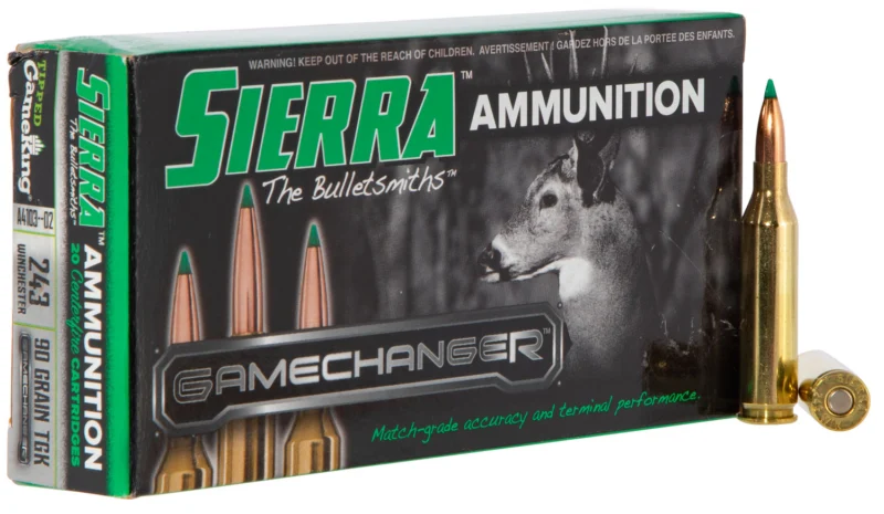 Sierra .243 Winchester 90gr GAMEKING – 20rd