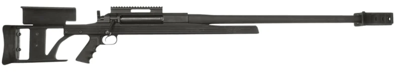 ArmaLite 50A1BGGG AR-50 50 BMG 1rd 30" Black Phosphate Heavy Barrel, Black Hard Coat Anodized Receiver, Black V-Shaped Stock, Optics Ready