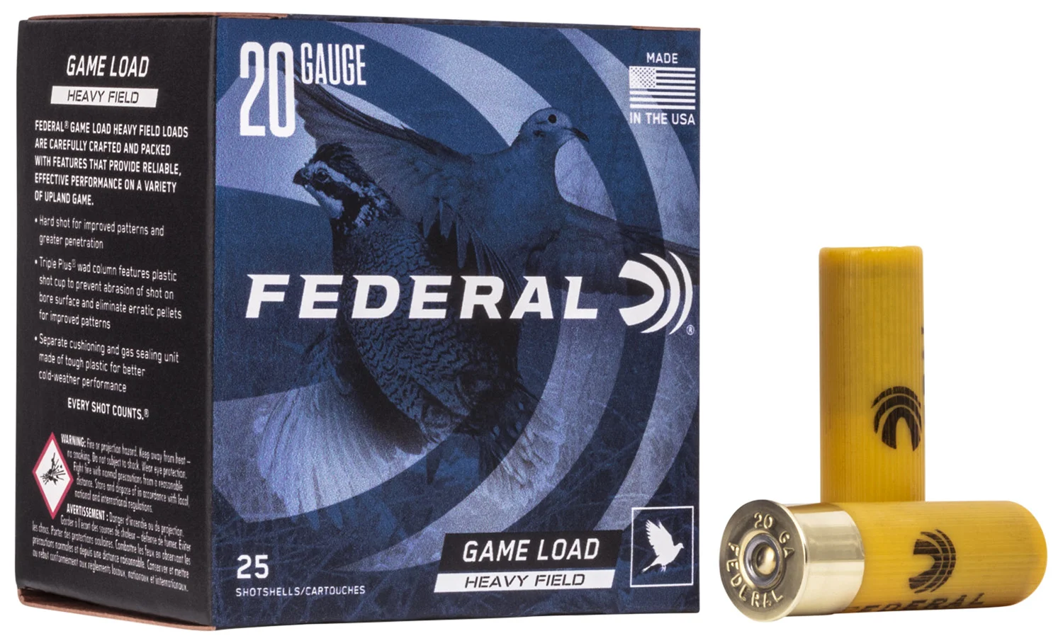 Federal 20 Gauge – 25rd