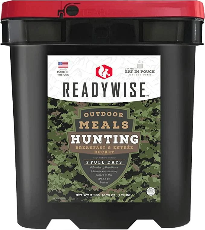 ReadyWise Hunting Bucket Cook-in-Pouch Meals