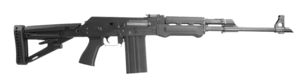 Zastava Arms Usa ZR77308BP PAP M77  308 Win/7.62x51mm 20+1 19.70" Black Threaded Barrel, 1.5mm Bulged Trunnion Receiver, Polymer Handguard, Adj. Promag Synthetic Stock, TangoDown Battlegrip Grip