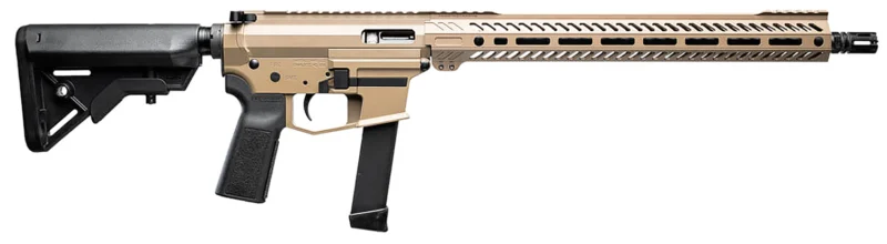 Angstadt Arms AAUDP09RFR UDP-9 9mm Luger 15+1 16" Black Melonite Threaded Barrel, Flat Dark Earth Cerakote Picatinny Rail Aluminum Receiver, 15" M-LOK Handguard, Black Synthetic B5 Bravo Stock