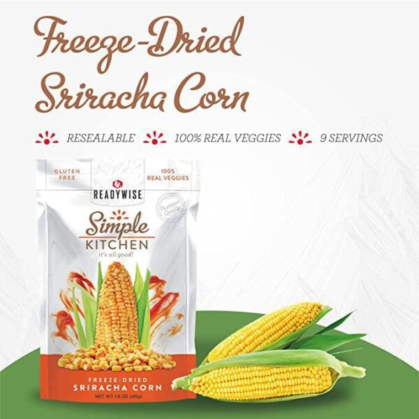 Ready Wise Freeze Dried Sriracha Corn - Image 2