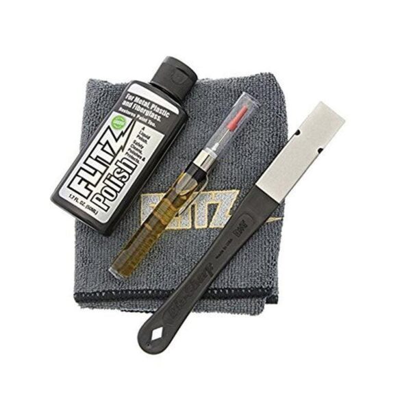 FLITZ Knife Restoration Kit Polish, Sharpener, Oiler, and Microfiber Cloth