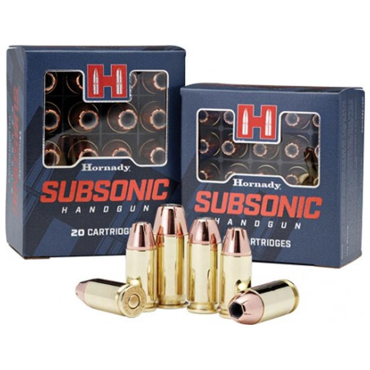 Hornady Subsonic Handgun .45 ACP Ammunition 20 Rounds 230 Grain XTP ...