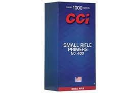 CCI Small Rifle Primers #400, 1000 count