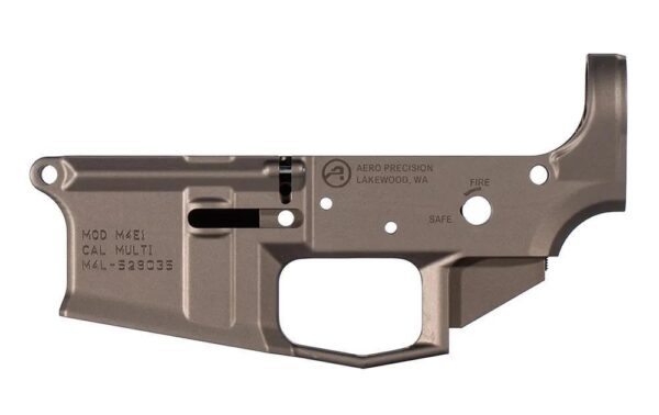 AERO PRECISION: M4E1 LOW PROFILE STRIPPED LOWER RECEIVER - KODIAK BROWN ANODIZED - Image 2