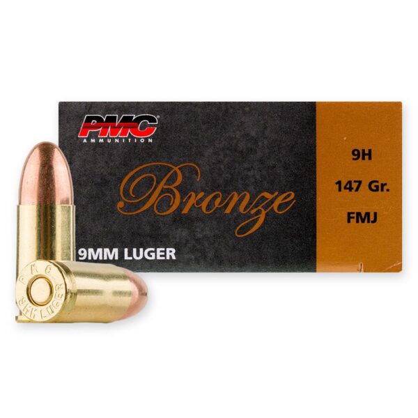 PMC 9MM Full Metal Jacket 147 Grain 50 Round Box 900 fps