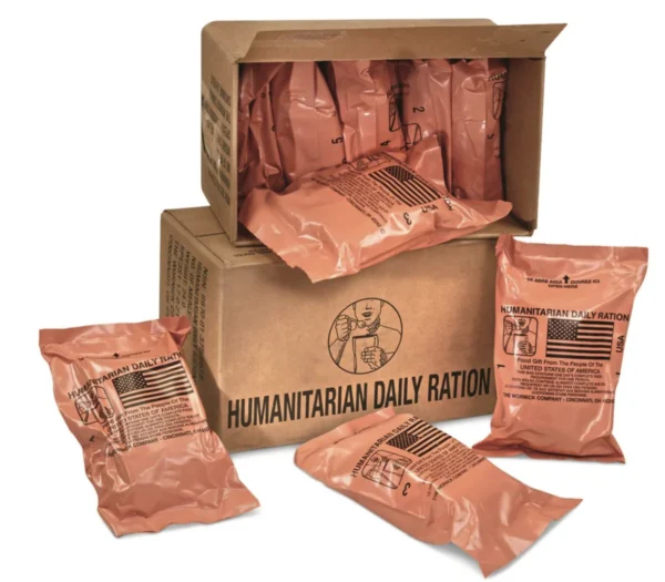 U.S. Military Surplus MRE HDR Humanitarian Meals, 10 Pack, New