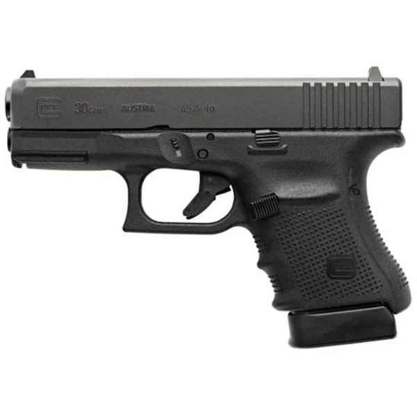 GLOCK 30 Gen4 .45 ACP Semi Auto Pistol, 3.77" Barrel 10 Rounds