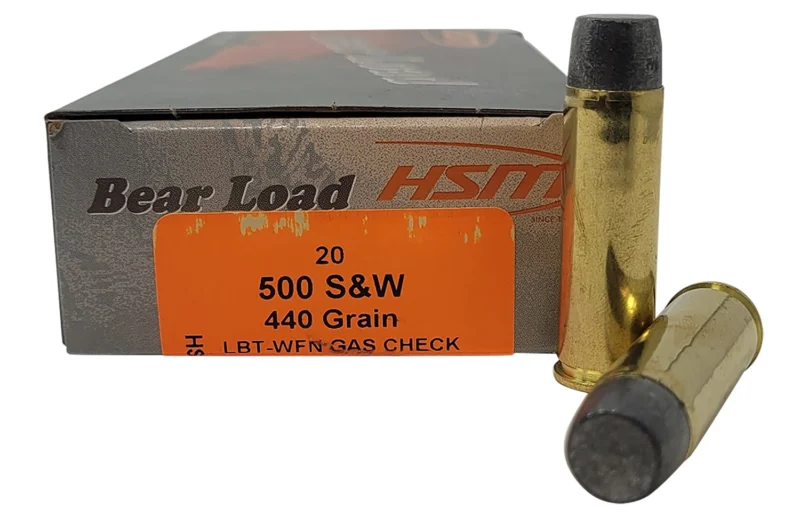 HSM .500 S&W Magnum 440gr Brass – 20rd