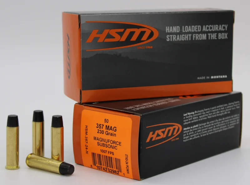 hsm .357 Magnum 230gr SUBSONIC