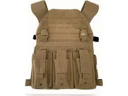 GUARD DOG BODY ARMOR CERBERUS PLATE CARRIER FDE ADJUSTABLE WITH MULTIPLE POUCHES