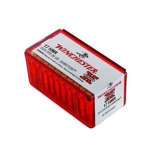 Winchester .17 HMR 20gr XTP Brass – 50rd