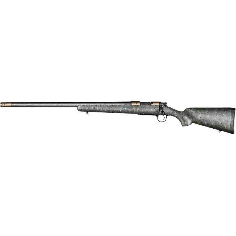 Christensen Arms Ridgeline Left Hand Rifle 28 Nosler 3rd Magazine 26" Bronze Barrel Green Black/Tan Webbing Stock